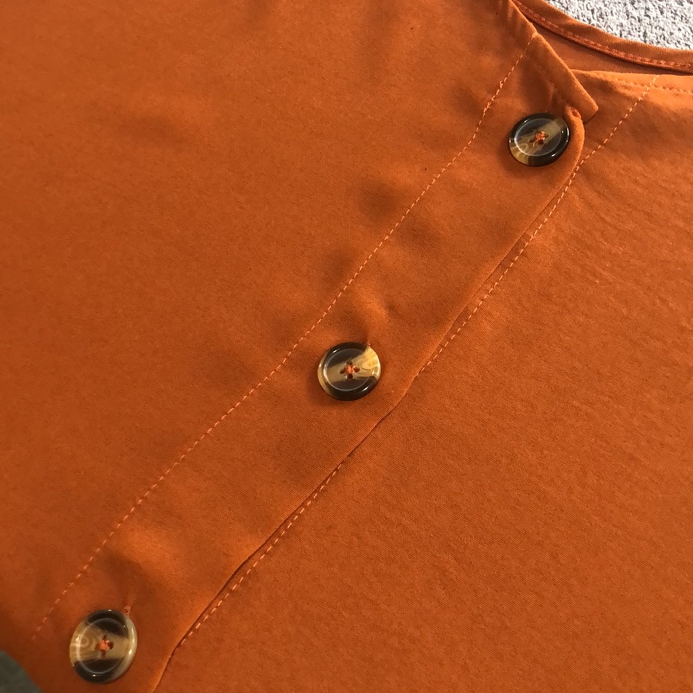AMAZON RUSTIC OVERSIZED BUTTONED DOWN CAMI TANK SIZE L - Picture 3 of 6